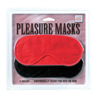 CalExotics Lingerie & Clothing Pleasure Masks 2 Per Pack at the Haus of Shag