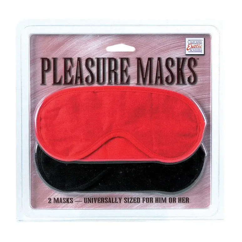 CalExotics Lingerie & Clothing Pleasure Masks 2 Per Pack at the Haus of Shag