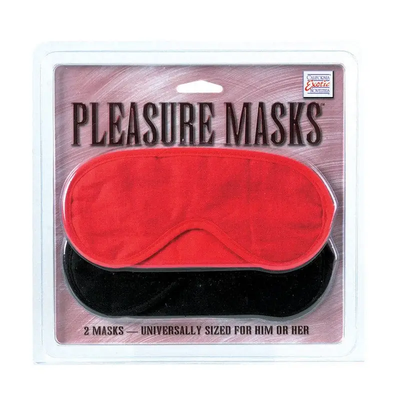 CalExotics Lingerie & Clothing Pleasure Masks 2 Per Pack at the Haus of Shag