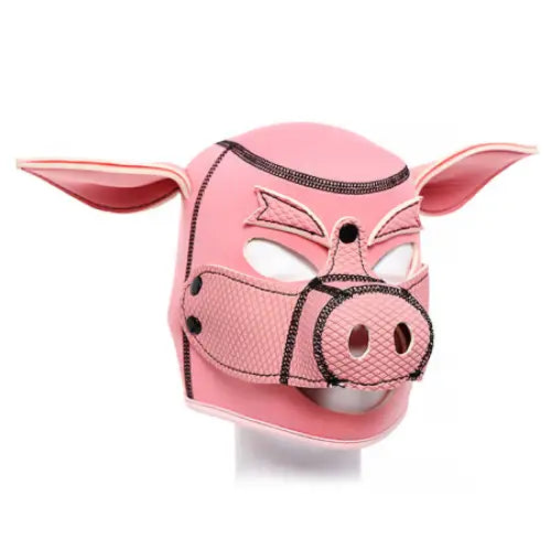 Ple’sur Neoprene Pig Mask Hood Pink Bag Packaging - Mask