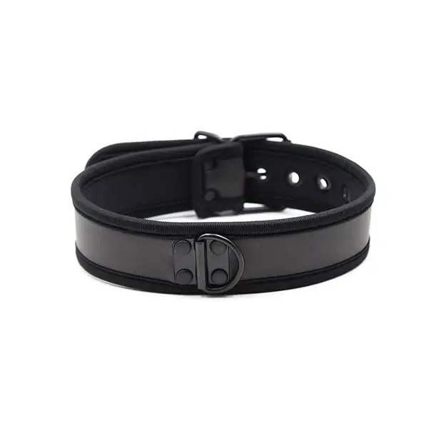 Plesur Neoprene Puppy Collar - Black - Collar