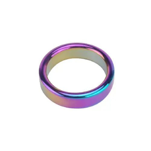 Ple’sur SS Rainbow Cock Ring 2in x.560 x.25in - Cock Ring