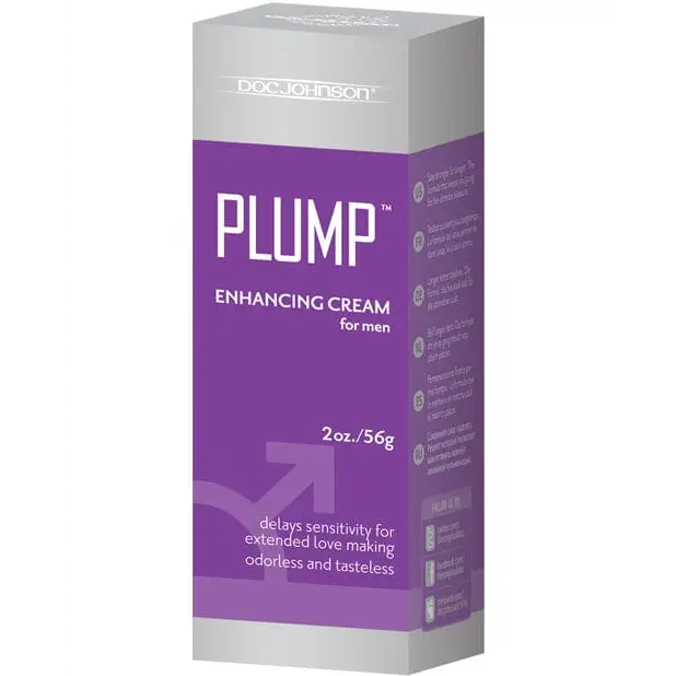 Doc Johnson Sexual Enhancers Plump Enhancement Cream For Men - 2 Oz Tube at the Haus of Shag