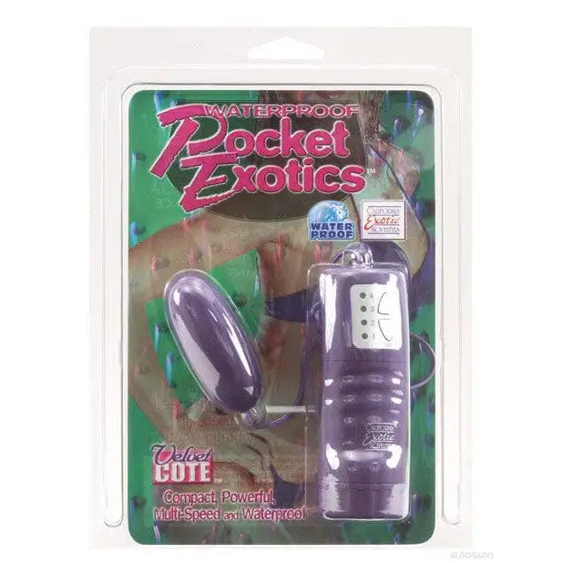 CalExotics Stimulators Pocket Exotics Bullet Waterproof - Purple at the Haus of Shag