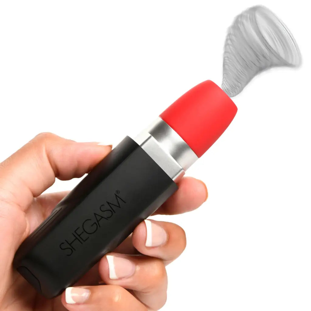 Pocket Pucker Lipstick Clit Stimulator - Black - Stimulators