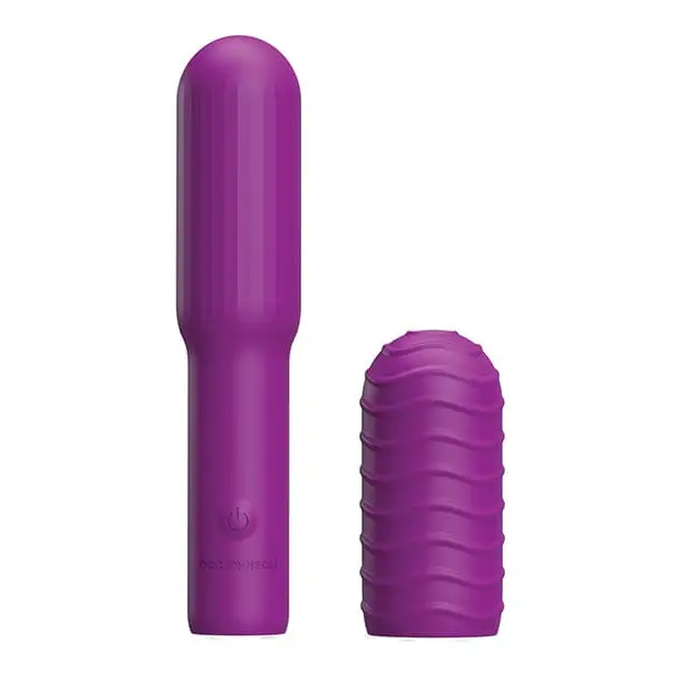 Doc Johnson Stimulators Pocket Rocket Elite Rechargeable W/removable Sleeve at the Haus of Shag