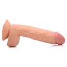 Pop Peckers 8.25’ Dildo with Balls and suction cup base for secure placement