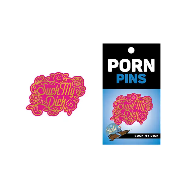 Porn Pin Suck My Dick - Enamel Pin