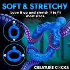 Fantasy C-Ring: Poseidon’s Octo-Ring featuring a blue octopus with intricate tentacles