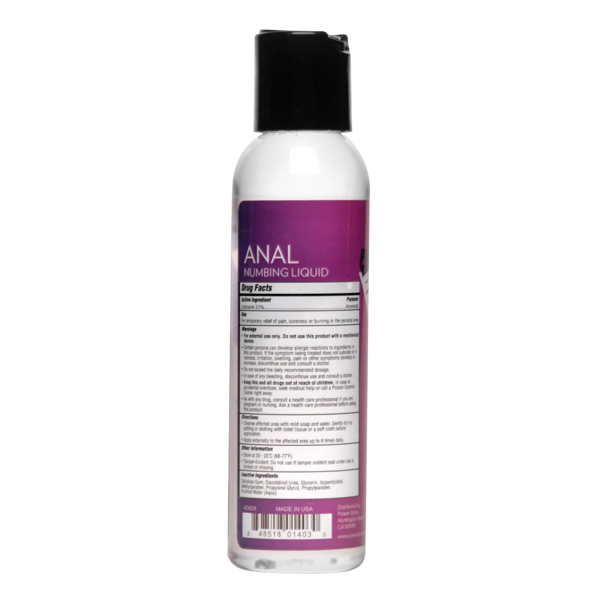 Power Glide Silicone Lubricant Power Glide Anal Numbing Personal Lubricant- 4 Oz at the Haus of Shag