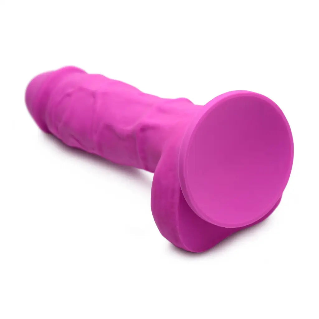 Strap U Realistic Dildo Power Pecker 7 Inch Silicone Dildo With Balls at the Haus of Shag