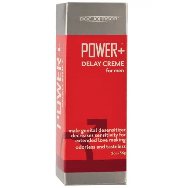 Doc Johnson Sexual Enhancers Power Plus Cream - 2 Oz at the Haus of Shag