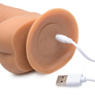 Power Pounder Realistic Thrusting Silicone Dildo with USB Charging Cable Attached