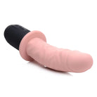 Master Series Realistic Vibrator Power Pounder Vibrating And Thrusting Silicone Dildo - Light at the Haus of Shag