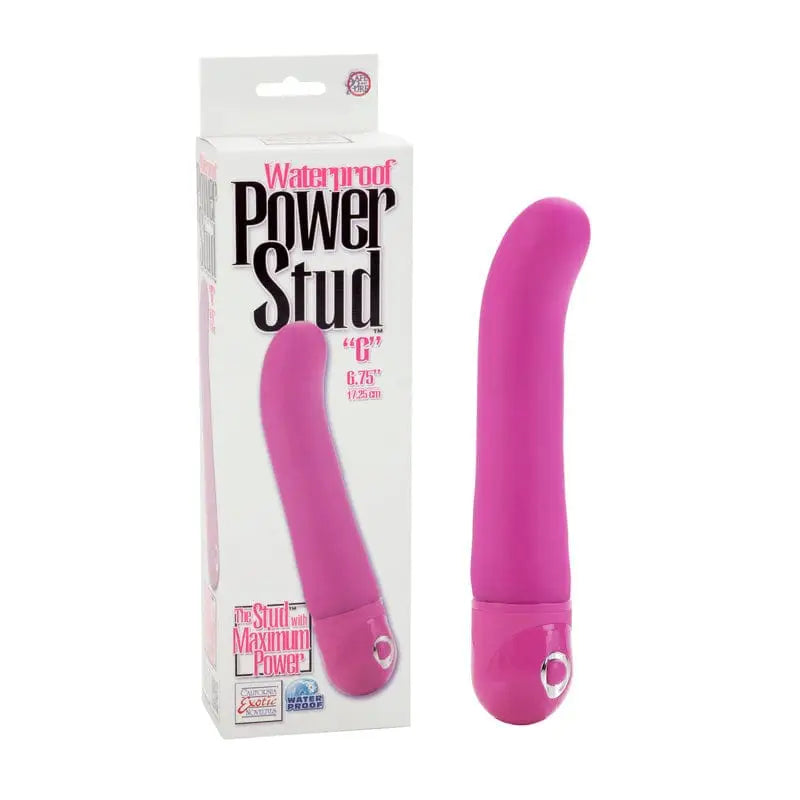 CalExotics Vibrator Pink Power Stud G W/p at the Haus of Shag