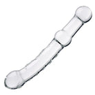 Prana Thrusting Wand - a glass pipe with a clear finish, perfect for your needs