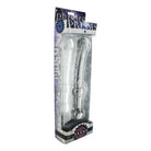 Prana Thrusting Wand: White Plastic Toy with Black and White Design for Ultimate Pleasure