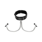 Premium Collar W/ Nipple Clamp - Leash and Collar Set