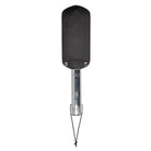 Premium Leather Dual-Padded Paddle & Metallic Cocktail Muddler with Black Handle