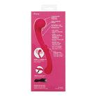 CalExotics Massage Products Pretty Little Wands Curvy Massager - Pink at the Haus of Shag