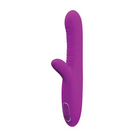 Pretty Love Angelique - Fuchsia curved silicone vibrator with small control button