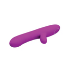 Pretty Love Angelique Come Hither - Fuchsia: Purple Silicone Curved Personal Massager