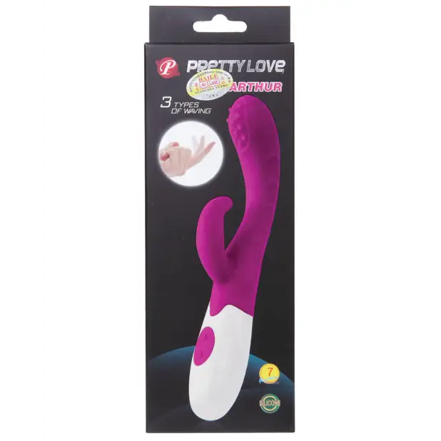 Pretty Love Arthur Rabbit Vibrator in Purple Retail Packaging