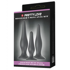 Pretty Love Beginner’s Mini Anal Kit - Black - Butt Plug