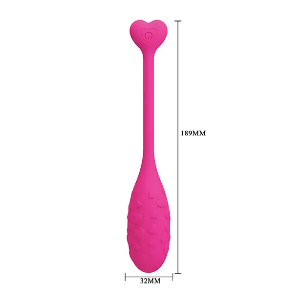 Pretty Love Fisherman Vibrating Egg - Hot Pink - Stimulators