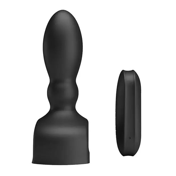 Pretty Love Harriet Inflating Butt Plug - Black - Inflatable Butt Plug