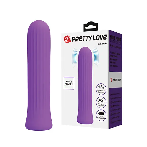 Pretty Love Super Power Blanche Bullet - Purple - Stimulators