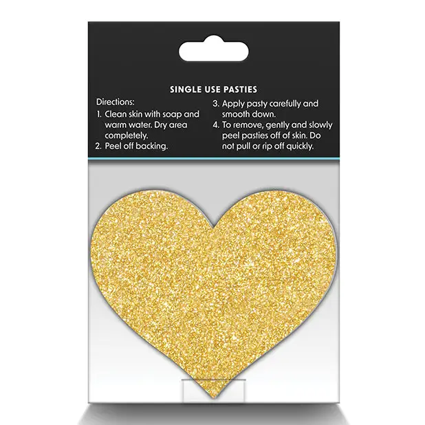 Pretty Pasties Glitter Hearts 2 Pair - Pasties