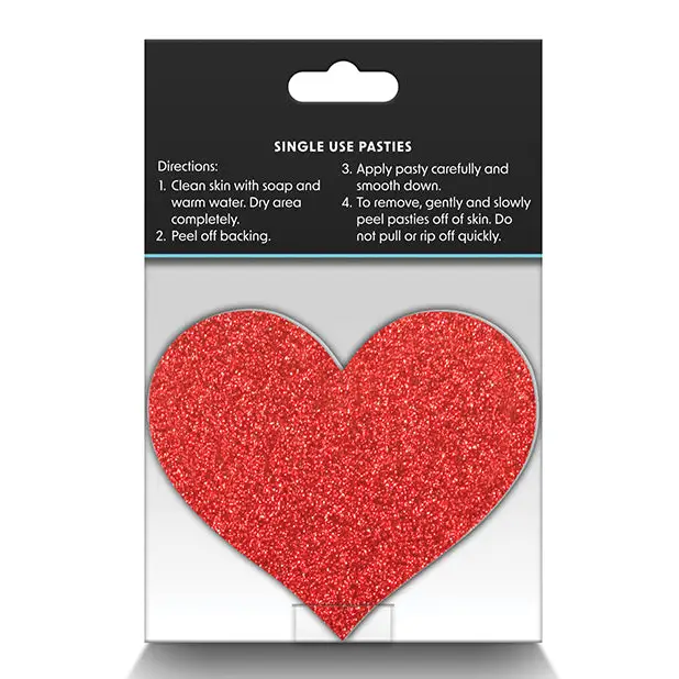 Pretty Pasties Glitter Hearts 2 Pair - Pasties