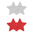 Pretty Pasties Glitter Stars - Red - Pasties