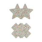 Pretty Pasties Star & Cross Glow 2 Pair - Pasties