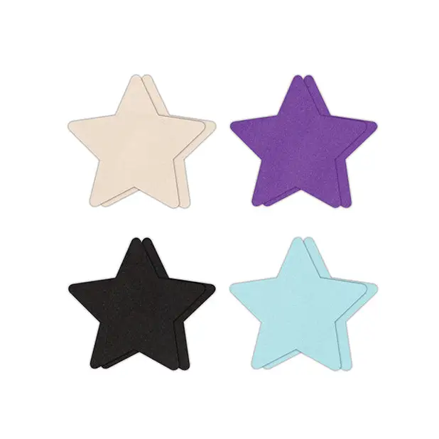 Pretty Pasties Star I Assorted 4 Pair - Pasties