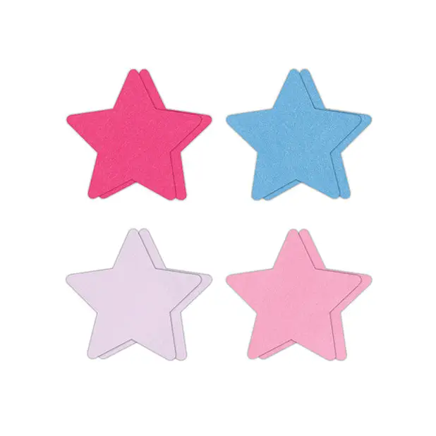 Pretty Pasties Star II Assorted 4 Pair - Pasties