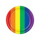 Pride Plates - Rainbow Pack Of 8 - Party Supplies