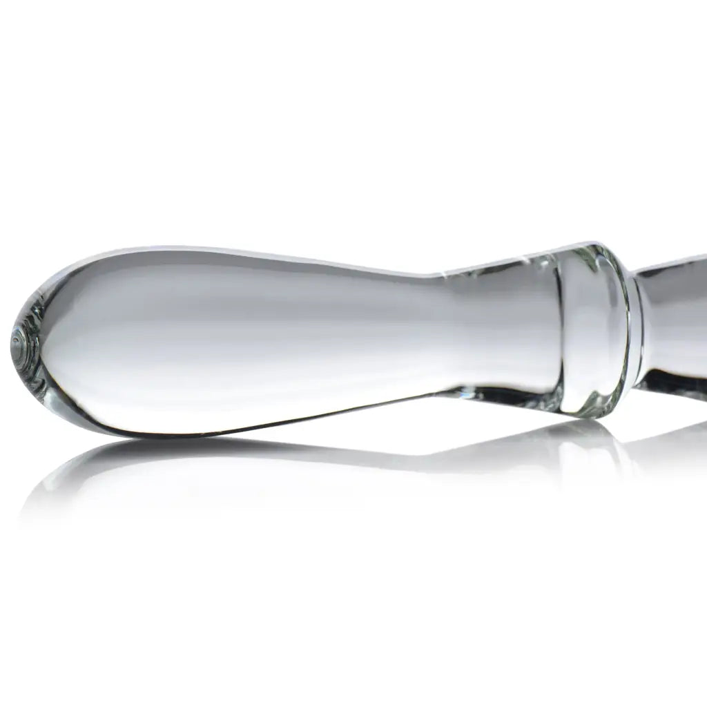 Priti Glass Dildo – Smooth, Elongated Clear Glass Sex Toy for Intimate Pleasure