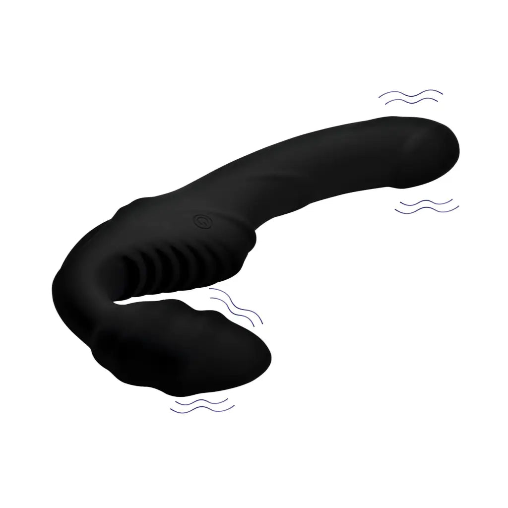 Pro Rider 9x Vibrating Silicone Strapless Strap On with Remote Control for ultimate pleasure