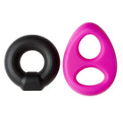 Cloud 9 Pro Sensual Silicone Tear Drop Ring & Donut Sling 2 Pack - Cock Ring