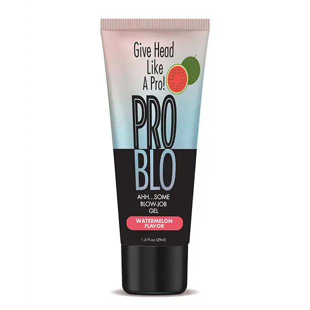 Problo Oral Pleasure Gel Blueberry - Watermelon / 1.5 oz. - Oral Sex Enhancer