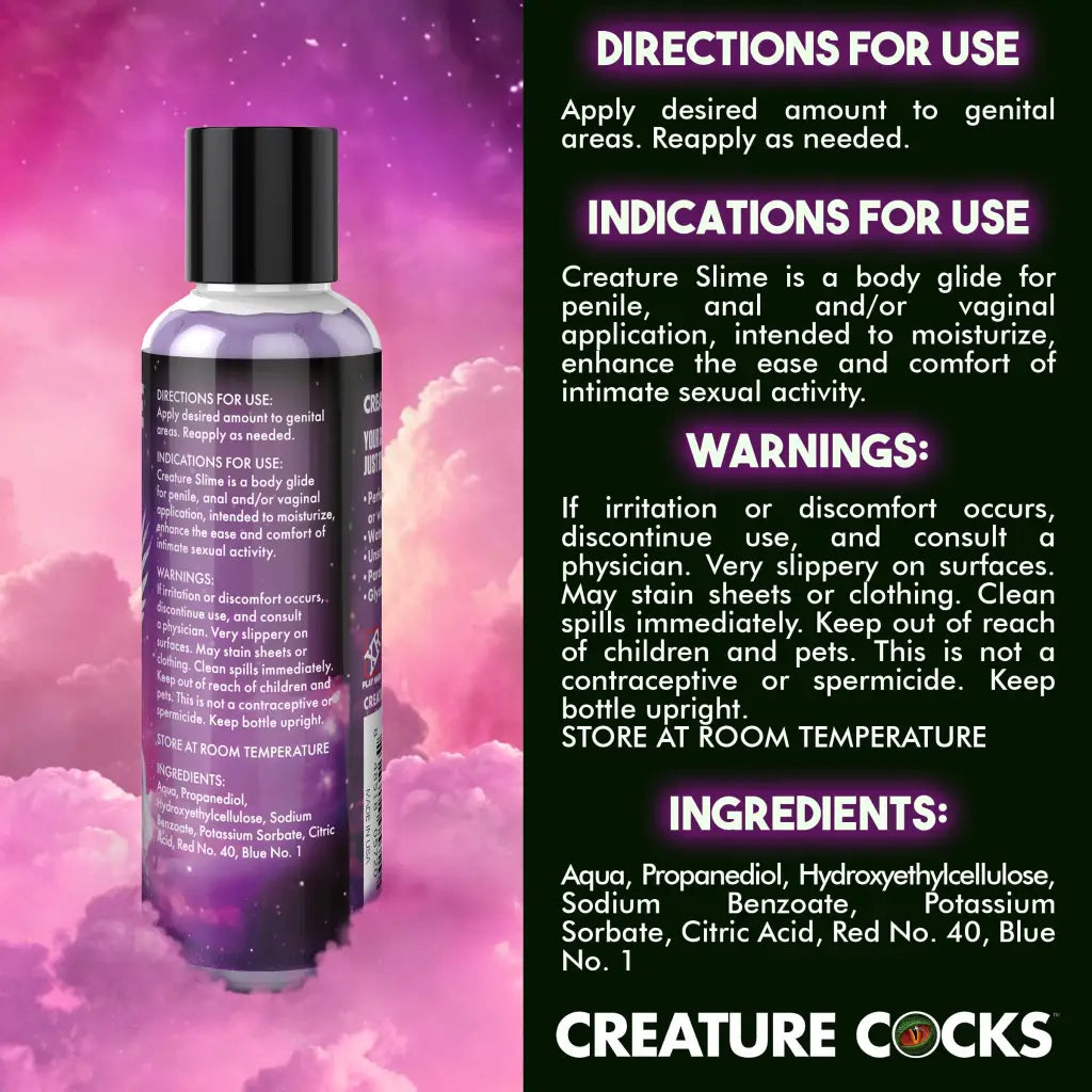 Purple Creature Slime Water-based Lubricant - Lubes