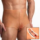 Master Series Pussy Panties Silicone Vagina + Ass Panties - Small - Packer