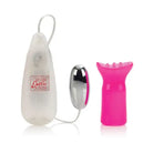 CalExotics Stimulators Pussy Pleaser Clit Arouser - Pink at the Haus of Shag