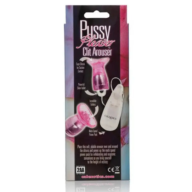 CalExotics Stimulators Pussy Pleaser Clit Arouser - Pink at the Haus of Shag