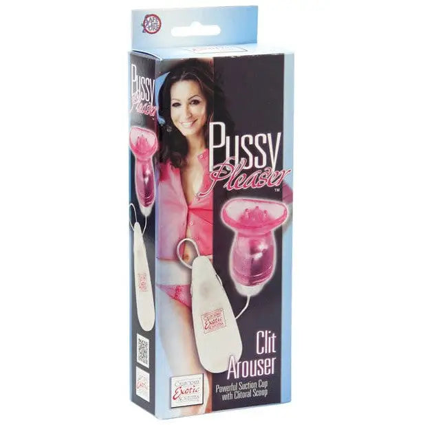 CalExotics Stimulators Pussy Pleaser Clit Arouser - Pink at the Haus of Shag