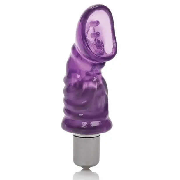 CalExotics Stimulators Pussy Pleaser Clit Climaxer - Purple at the Haus of Shag