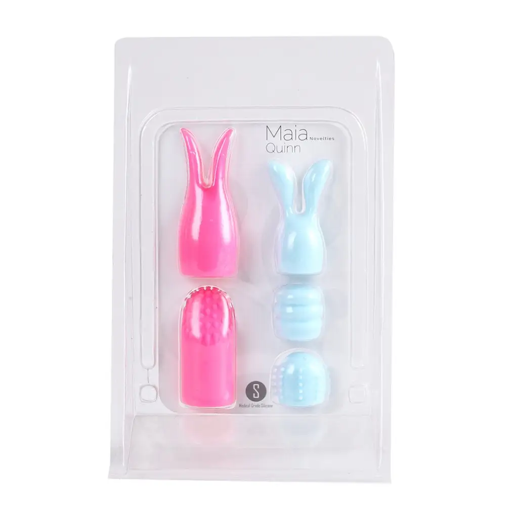 Quinn 5 Silicone Attachments - Rabbit