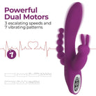 Curve Novelties Vibrator Quivers 10x Silicone G-spot Rabbit Vibrator at the Haus of Shag